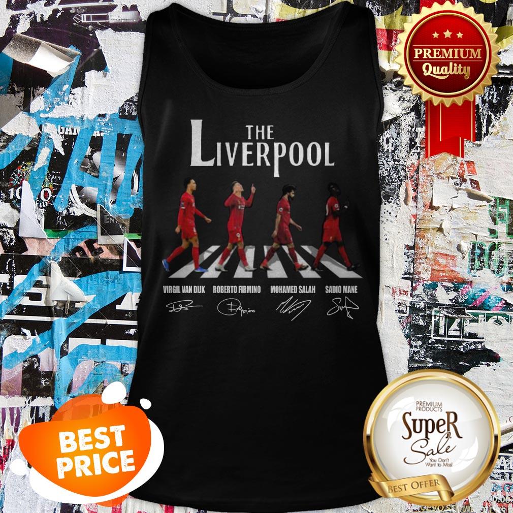 The Liverpool Abbey Road Signatures Virgil Van Dijk M. Salah Shirt - Image 3
