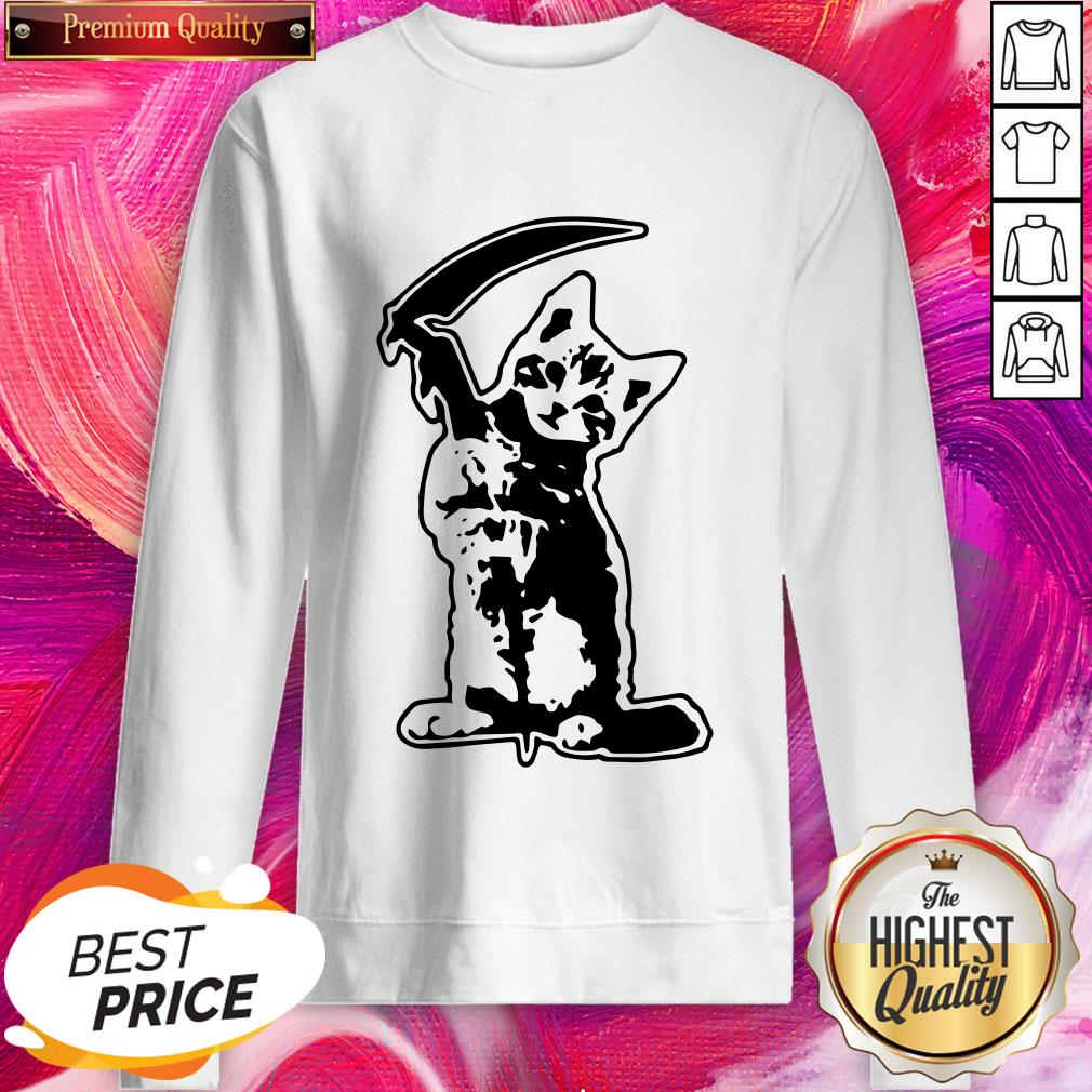 Fantastic I Would Like Cat Death Shirt - Image 4