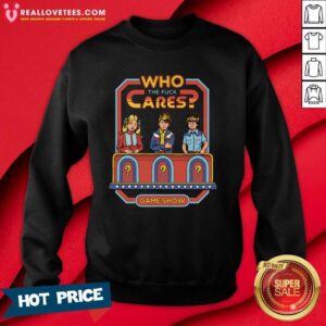 Alternative view of Premium Who The Fuck Cares Game Show Shirt