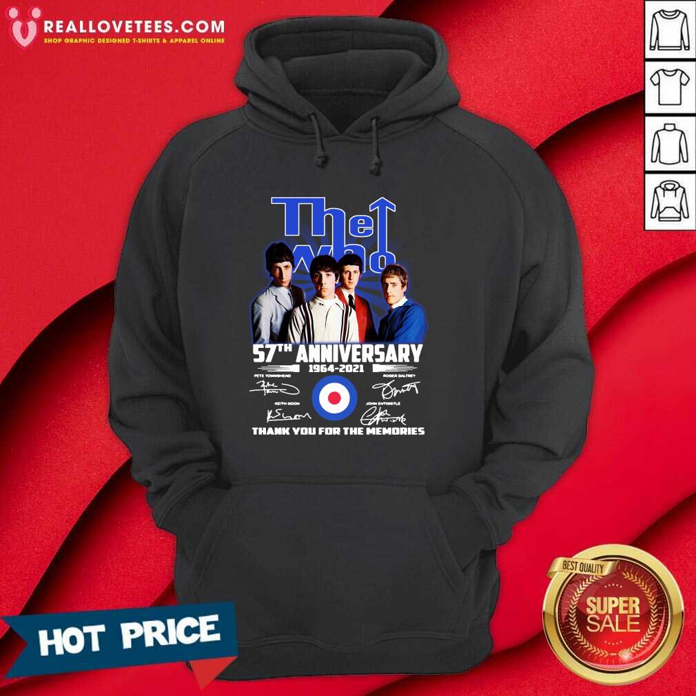 Pro The Who 57th Anniversary Thank You For The Memories Signatures Shirt - Image 2
