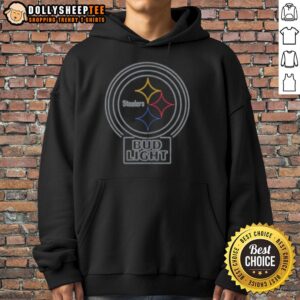 Alternative view of Nice Bud Light Pittsburgh Steelers T-Shirt