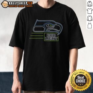 Nice Bud Light Seattle Seahawks T-Shirt