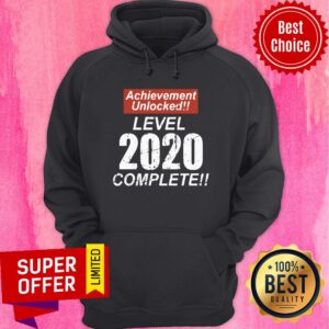 Alternative view of Awesome Retro Achievement Unlocked Level 2020 Complete Shirt