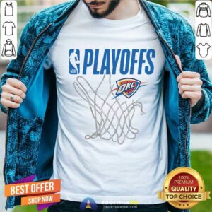 Oklahoma City Thunder 2023-2024 Playoff Net T-Shirt