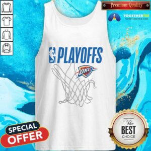 Alternative view of Oklahoma City Thunder 2023-2024 Playoff Net T-Shirt
