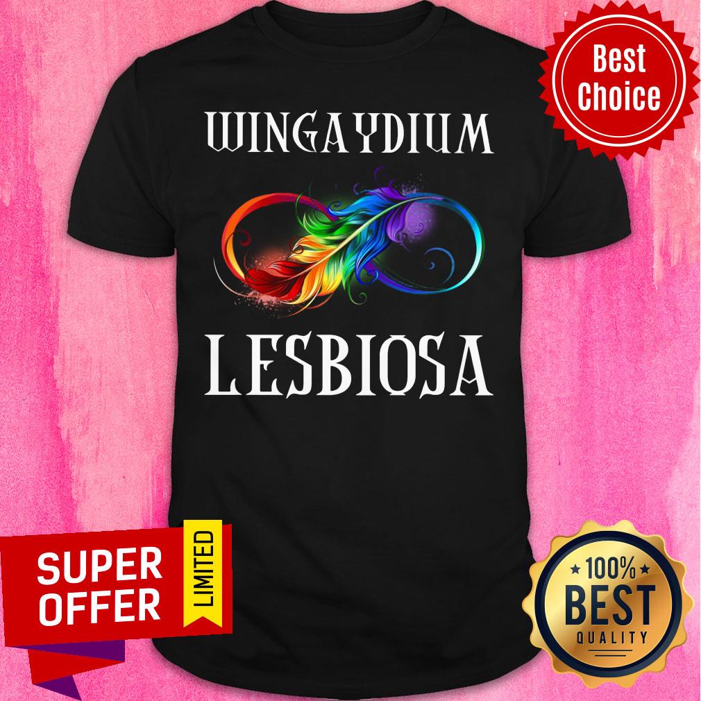Awesome LGBT Wingaydium Lesbiosa Shirt