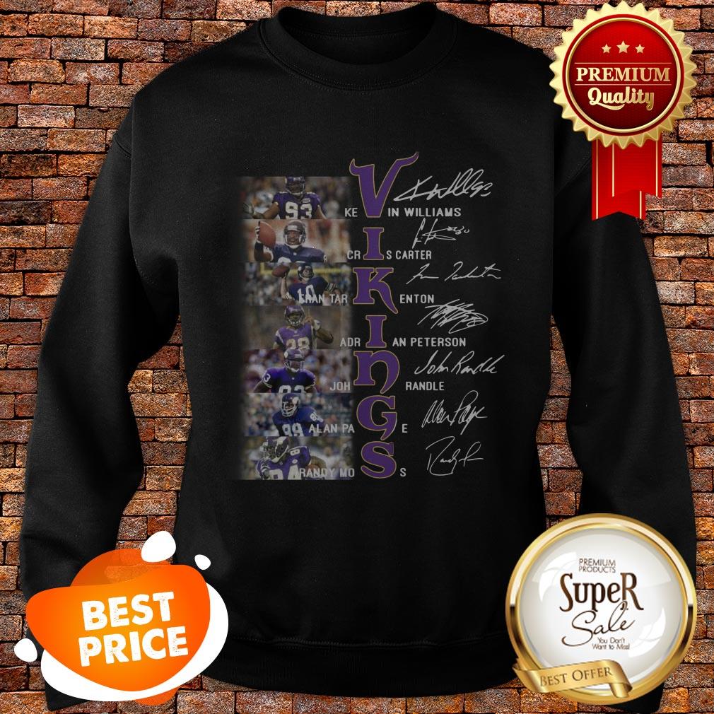 Official Minnesota Vikings Signatures Shirt - Image 4
