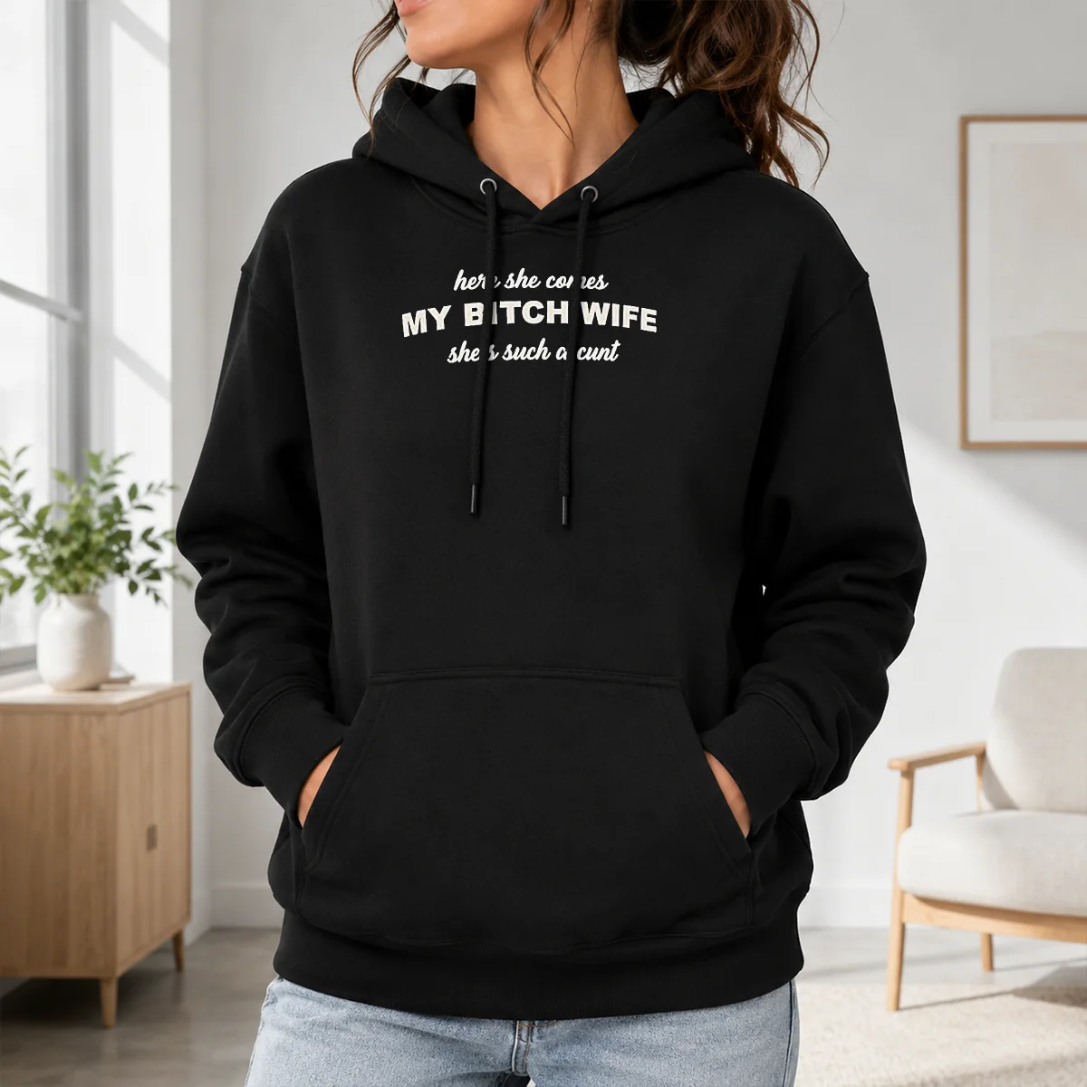 Premium Joe Giudice Here She Comes My Bitch Wife Shes Such A Cunt Shirt - Image 7