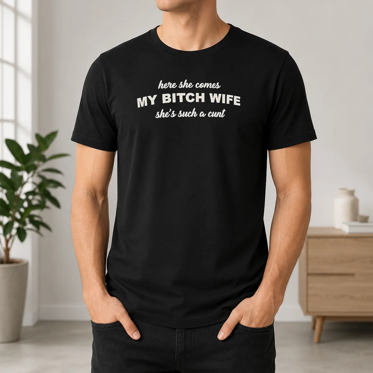 Premium Joe Giudice Here She Comes My Bitch Wife Shes Such A Cunt Shirt