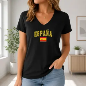 Alternative view of Original Espana Spain Flag Shirt