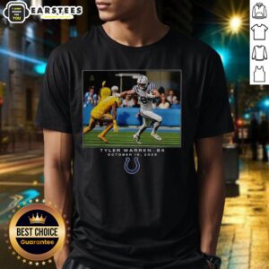 Awesome Tyler Warren Indianapolis Colts NFL Flash Features Week 7 T-Shirt