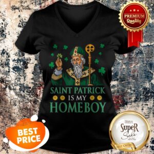 Alternative view of Nice Leprechaun King And Shamrocks Saint Patrick Is My Homeboy T-shirt
