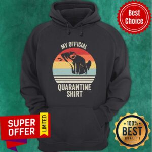 Alternative view of Official My Quarantine Sloth Face Mask Vintage Retro Shirt