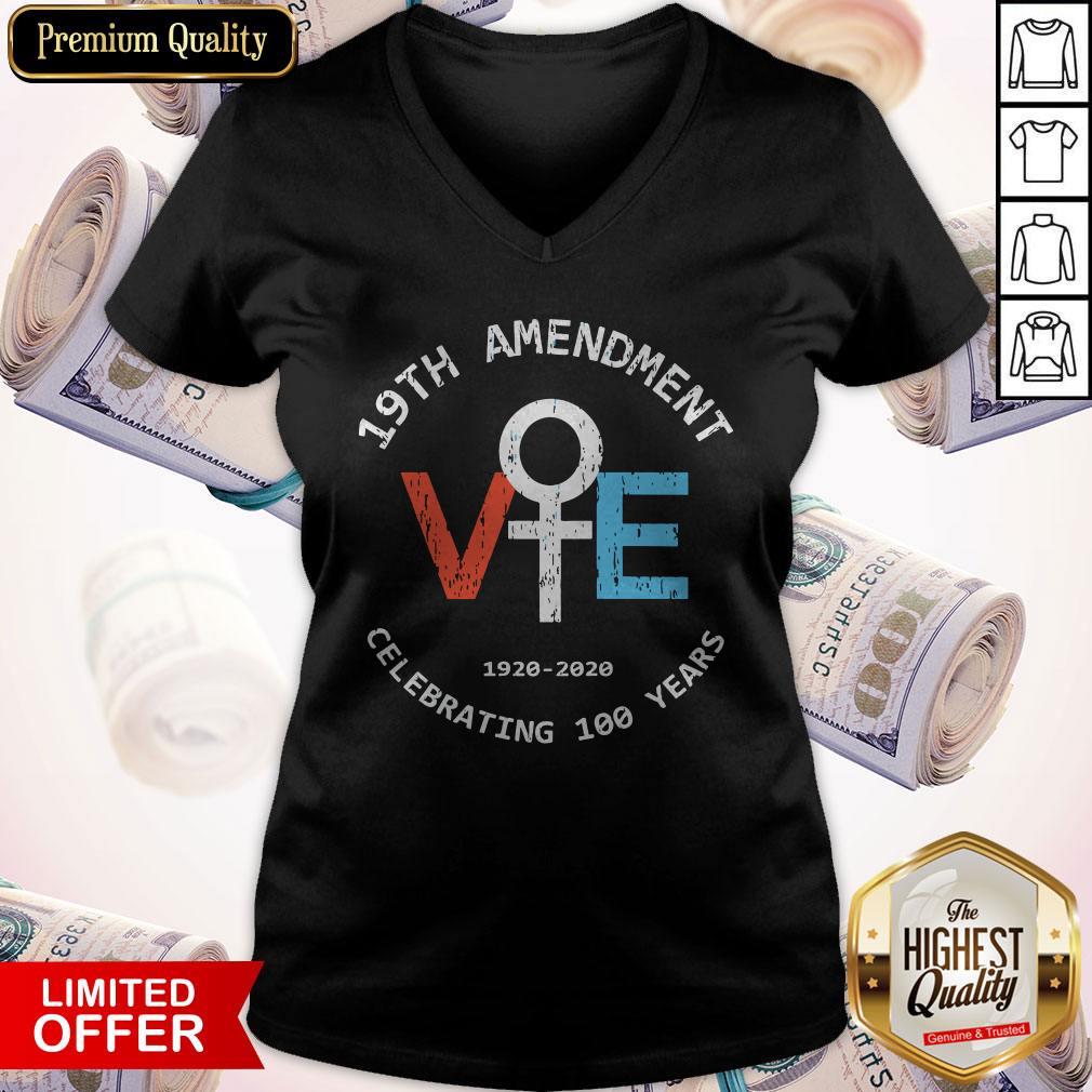 Premium 19th Amendment 1920-2020 Celebrating 100 Years Shirt - Image 3