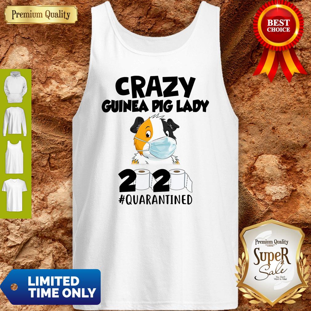 Official Crazy Guinea Pig Lady 2020 #Quarantined Shirt - Image 5