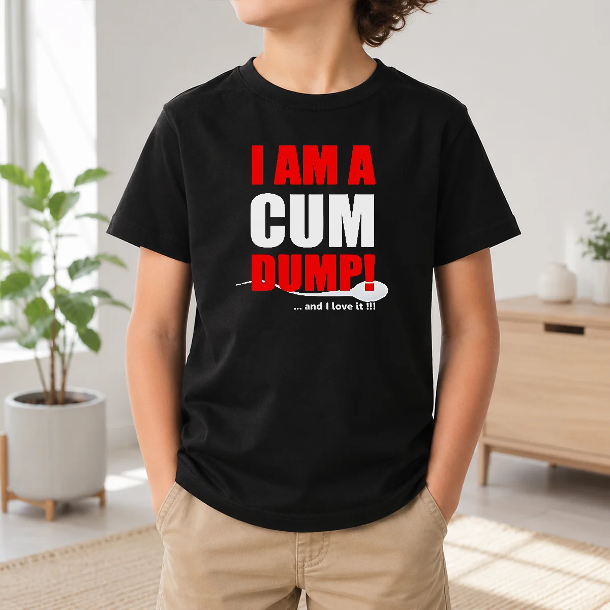 Awesome Nice I Am A Cum Dump And I Love It Shirt - Image 9