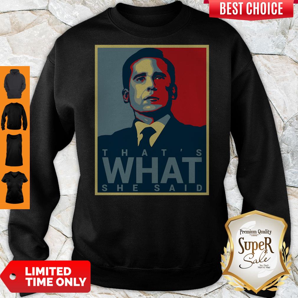 Official Michael Scott Thats What She Said Shirt - Image 3