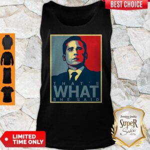 Alternative view of Official Michael Scott Thats What She Said Shirt