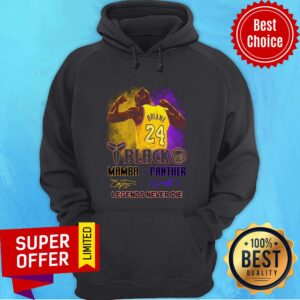 Alternative view of Black Panther Kobe Bryant Mamba Legends Never Die Signatures Strong Man Shirt