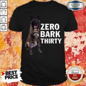 Official Conan Dog Zero Bark Thirty Shirt