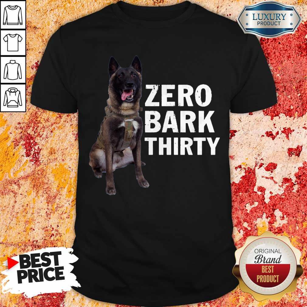 Official Conan Dog Zero Bark Thirty Shirt