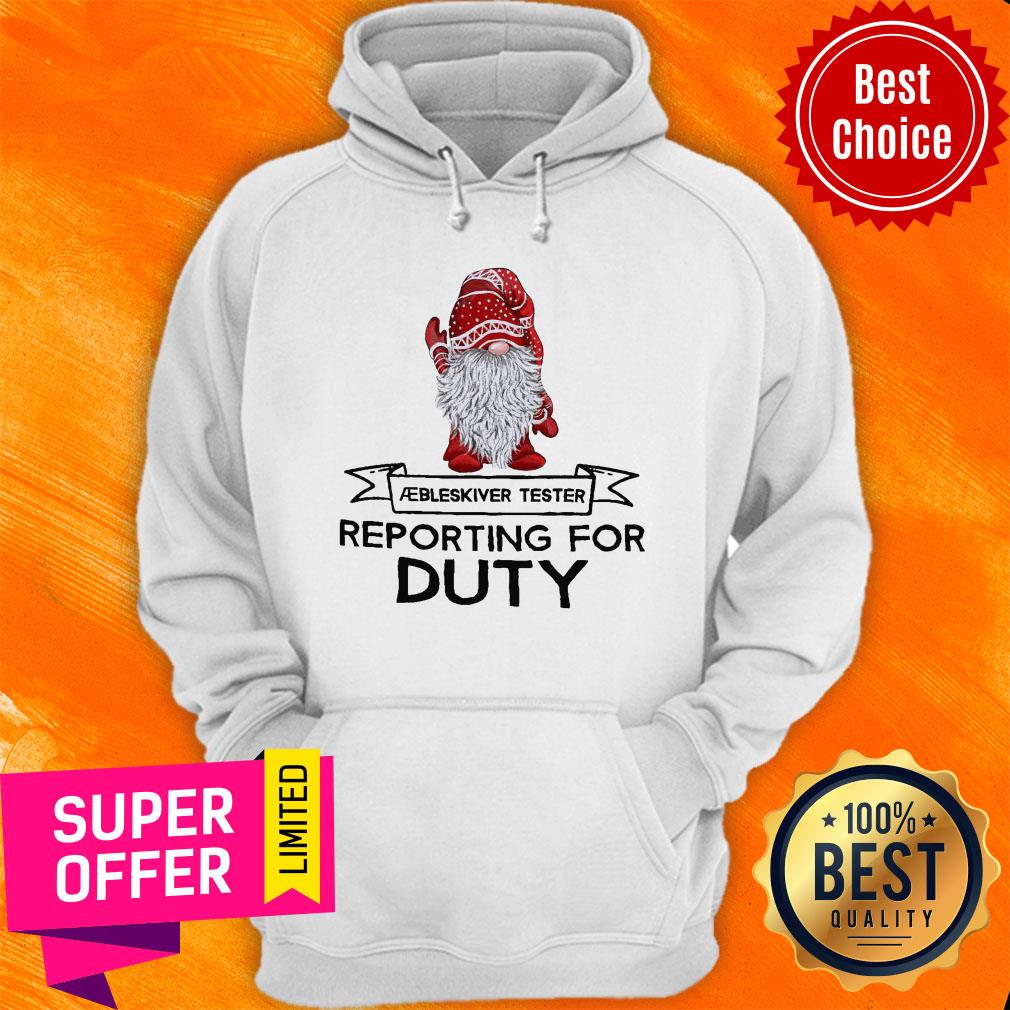 Official Gnome Aebleskiver Tester Reporting For Duty Shirt - Image 2