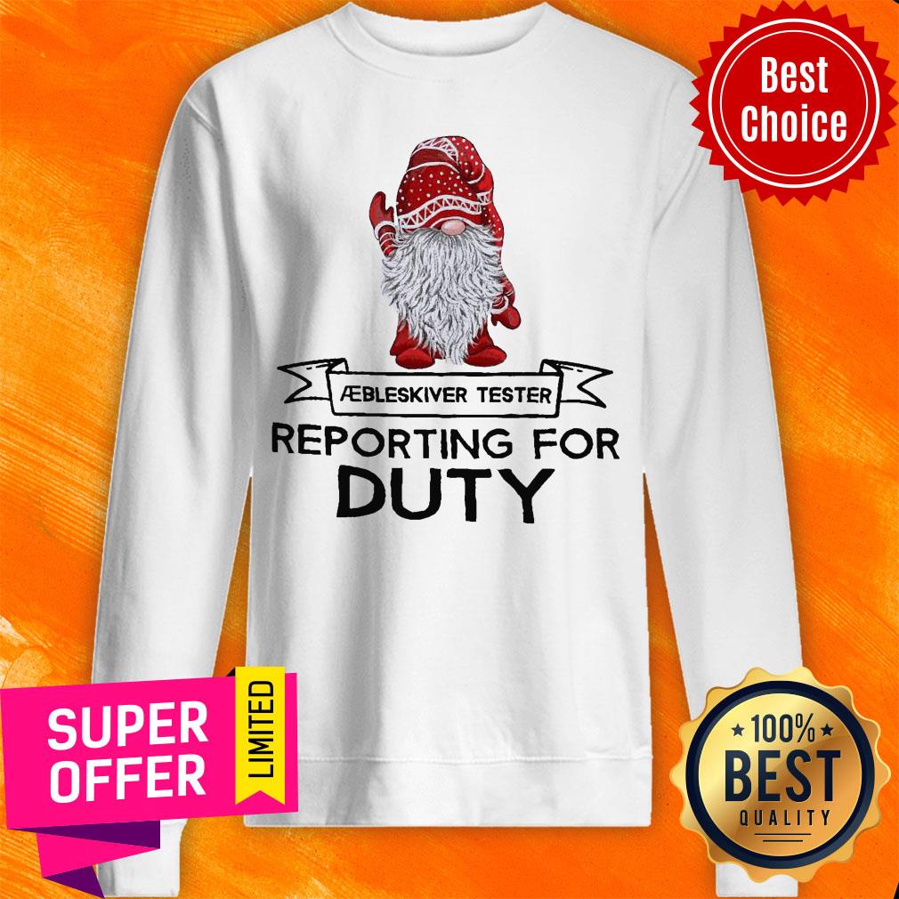Official Gnome Aebleskiver Tester Reporting For Duty Shirt - Image 3