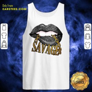 Alternative view of Top Lip Savage Black Woman Shirt