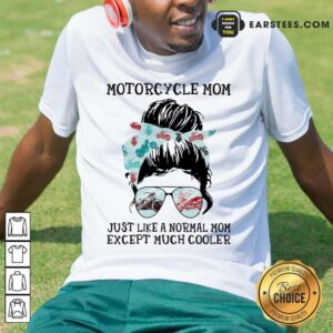 Top Motorcycle Bun Mom Shirt