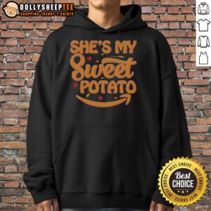 Alternative view of Cute She's My Sweet Potato Thanksgiving T-Shirt