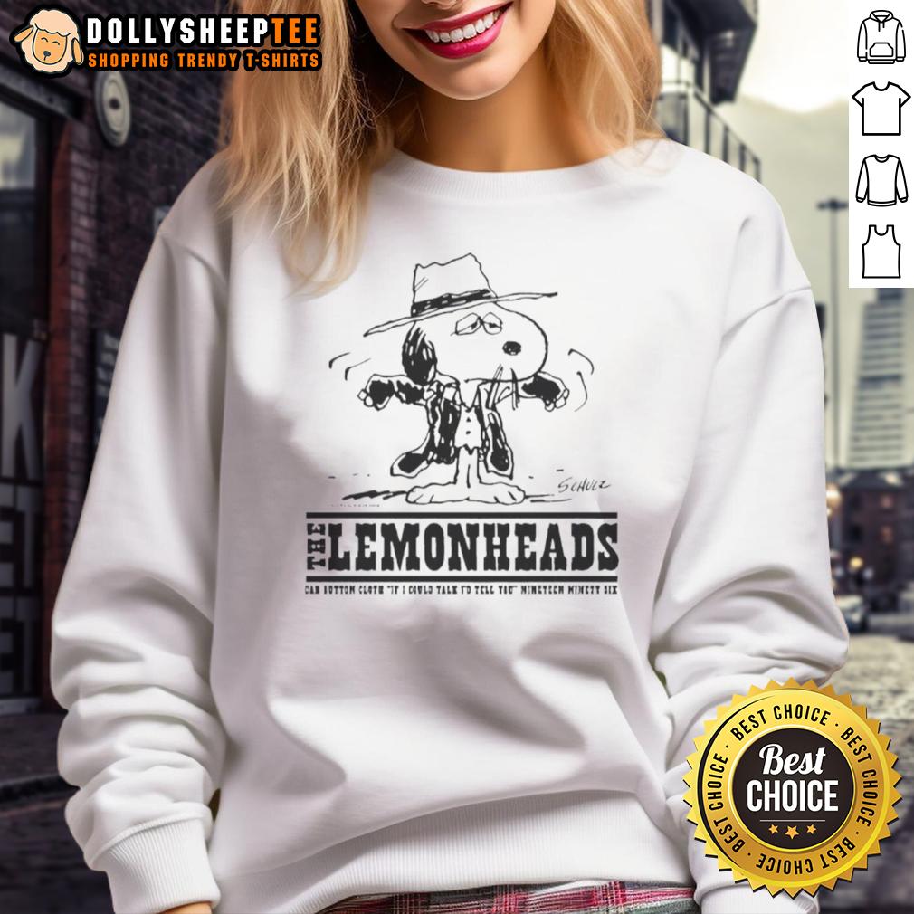 Good Snoopy The Lemonheads If I Could Talk T-Shirt - Image 5