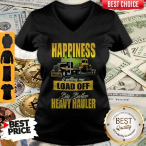 Alternative view of Happiness Is Getting My Load Of Big Baller Heavy Hauler Hoodie