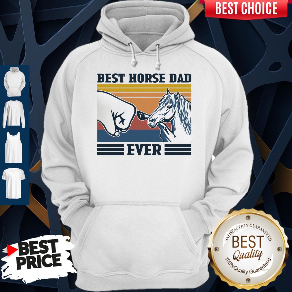 Nice Best Horse Dad Ever Father's Day Vintage Shirt - Image 4