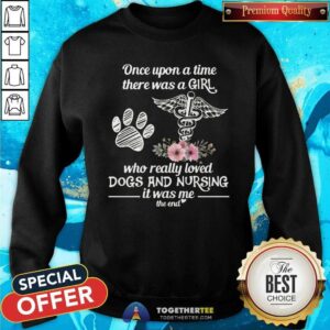 Alternative view of Top Once Upon A Time A Girl Who Really Loved Dogs And Nursing Shirt