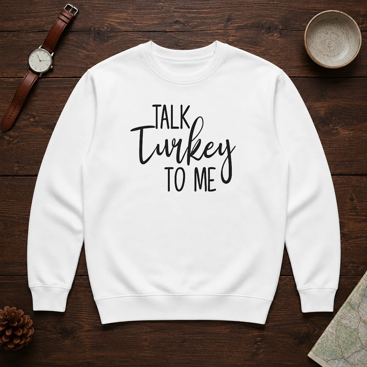 Premium Talk Turkey To Me Thanksgiving Quote Holiday Humor Shirt - Image 7