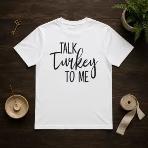 Premium Talk Turkey To Me Thanksgiving Quote Holiday Humor Shirt