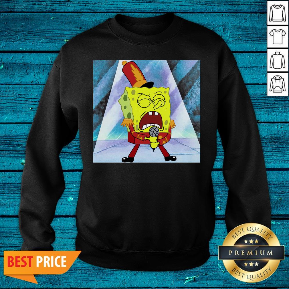 Pretty SpongeBob SquarePants Singing SpongeBob 2020 Shirt - Image 5
