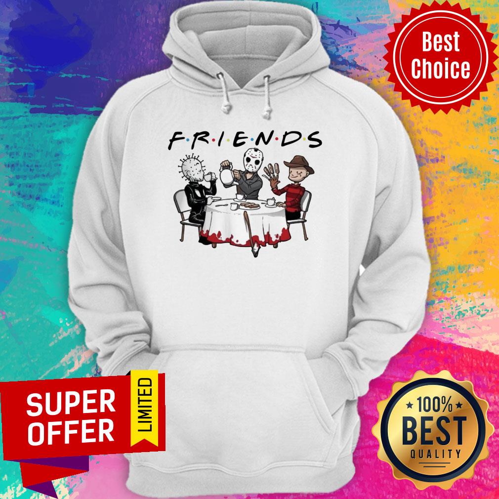 Hellraiser Jason Voorhees Freddy Krueger Friends Halloween Shirt - Image 3