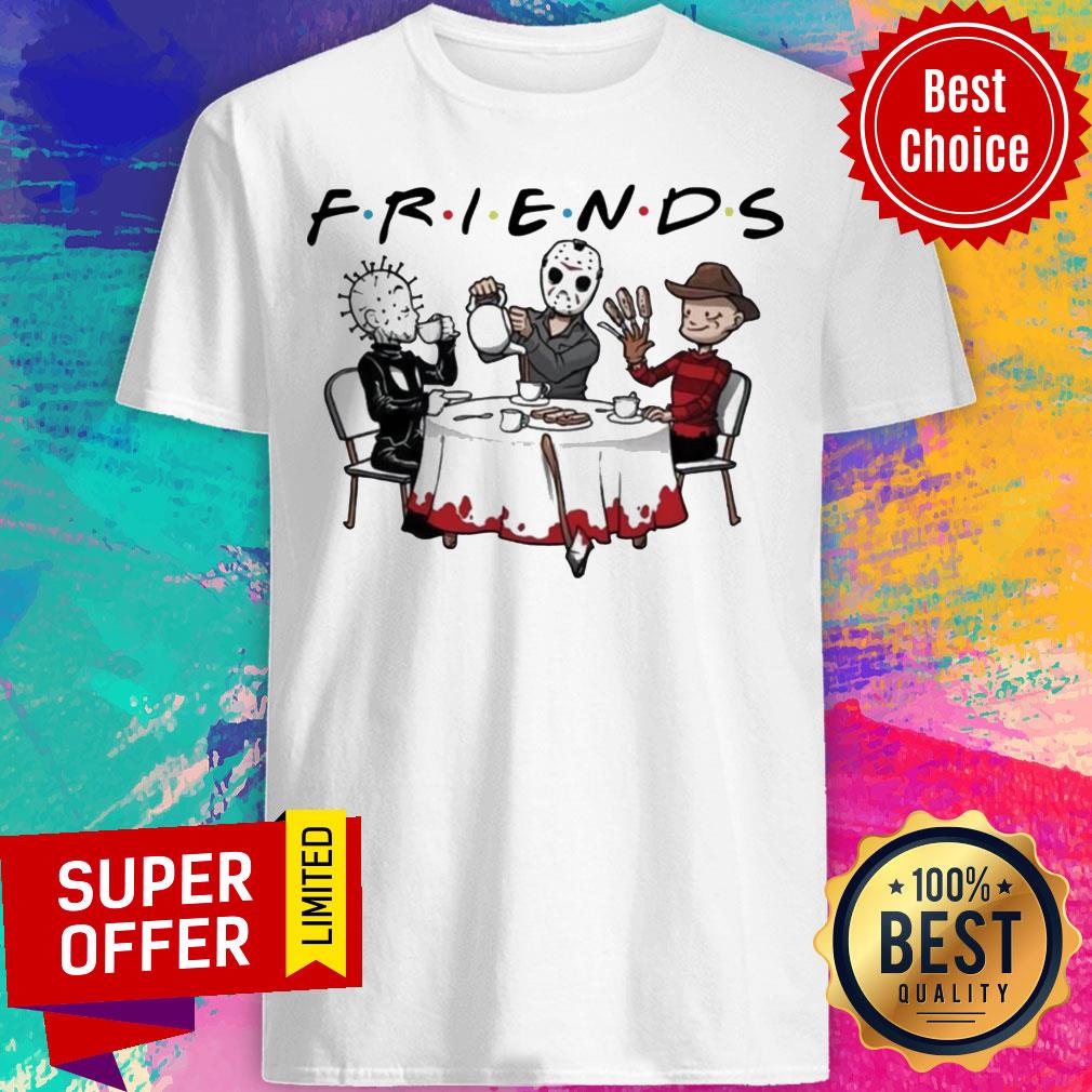Hellraiser Jason Voorhees Freddy Krueger Friends Halloween Shirt
