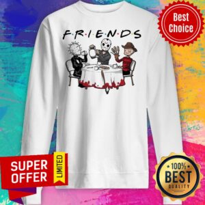 Alternative view of Hellraiser Jason Voorhees Freddy Krueger Friends Halloween Shirt