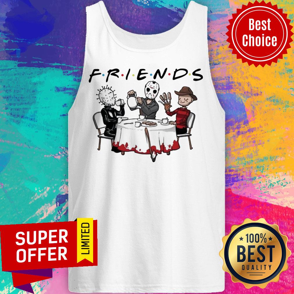 Hellraiser Jason Voorhees Freddy Krueger Friends Halloween Shirt - Image 5
