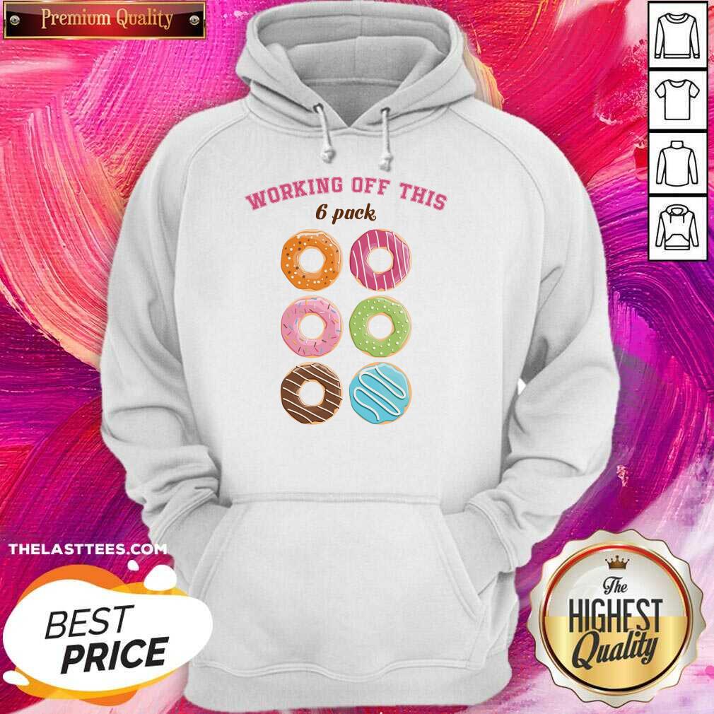 Hot Dounut Working Off This 6 Pack Fitness Shirt - Image 2