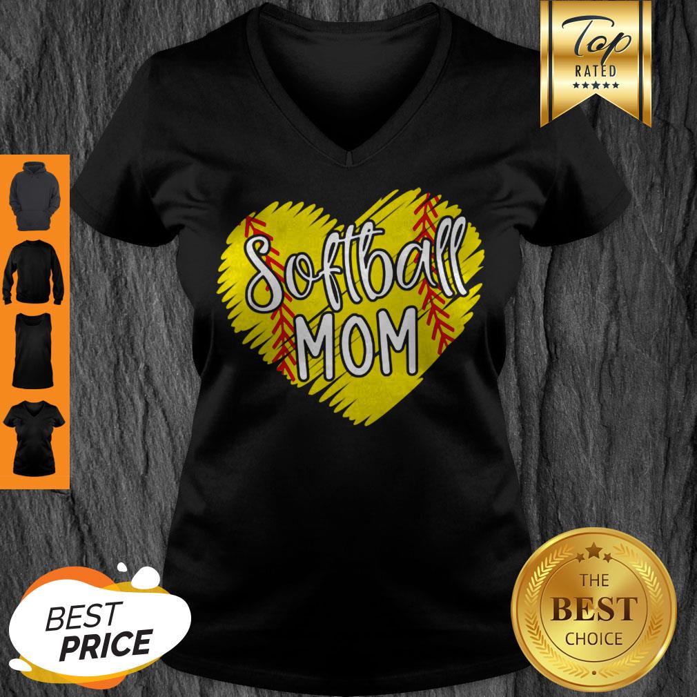Nice Softball Mom For Women Baller Mama Mother’s Day Shirt - Image 3