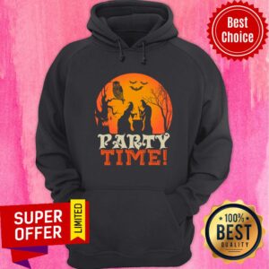 Alternative view of Witch Party Time Owl Bat Halloween Shirt