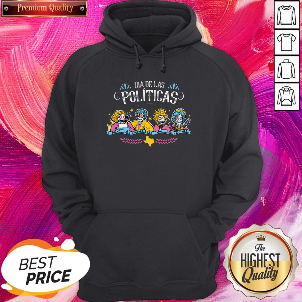 Dia De Las Politicas Molly Barbara Ann Lady Bird Sugar Skull Shirt - Image 5