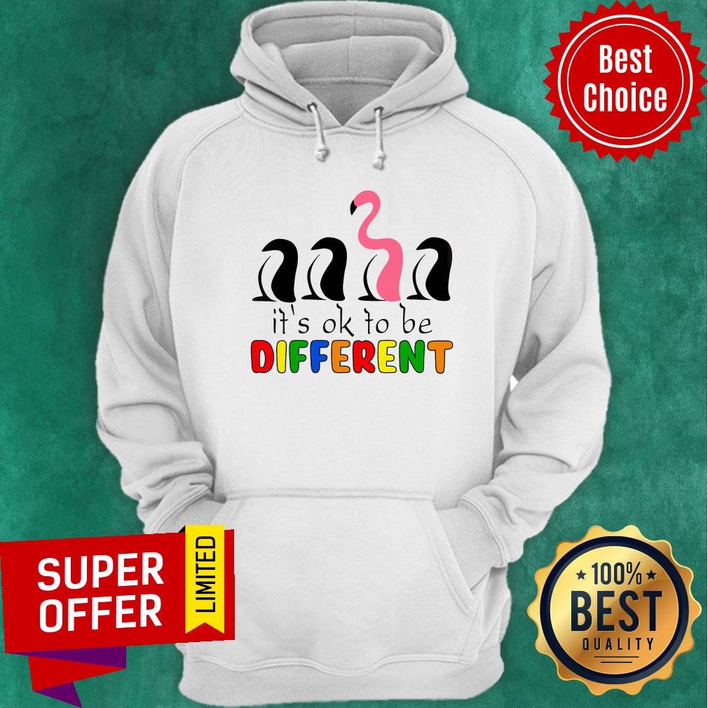 Perfect Flamingo It's Ok To Be Different Shirt - Image 2