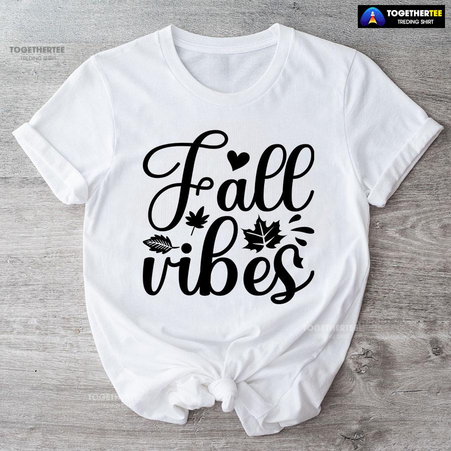 Fall Vibes Thanksgiving T-Shirt - Image 4
