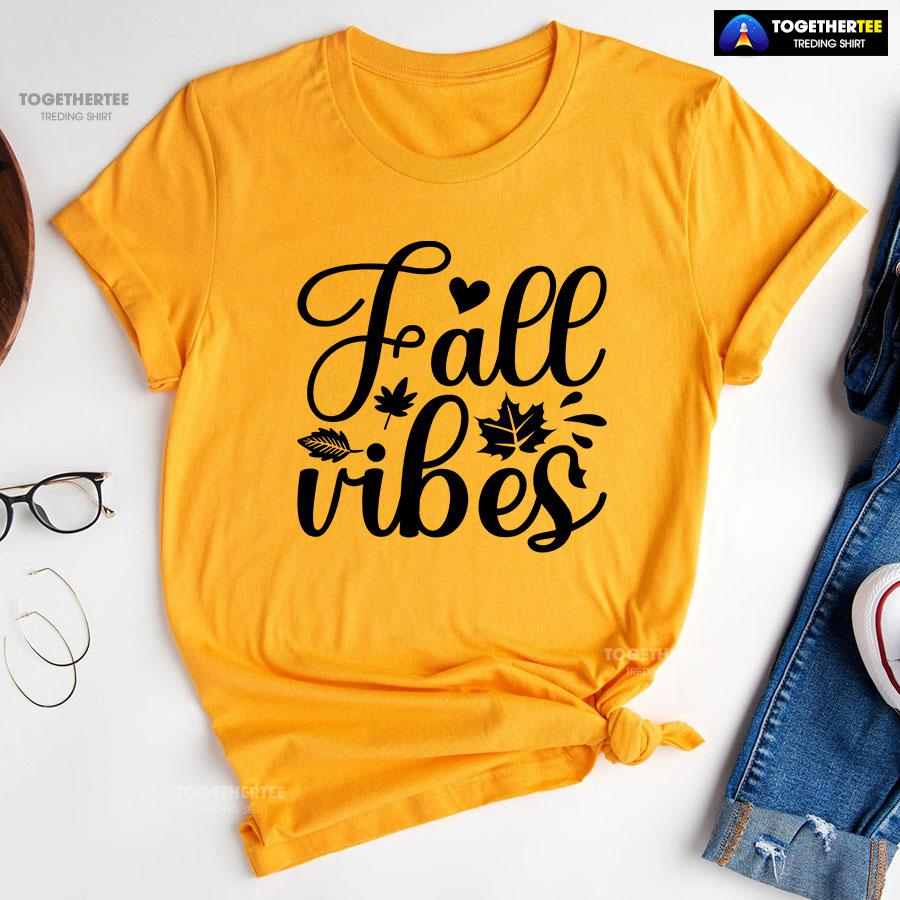 Fall Vibes Thanksgiving T-Shirt - Image 10