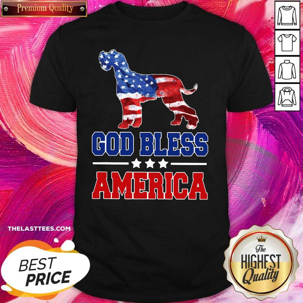 Beautiful God Bless America Us Flag Shirt