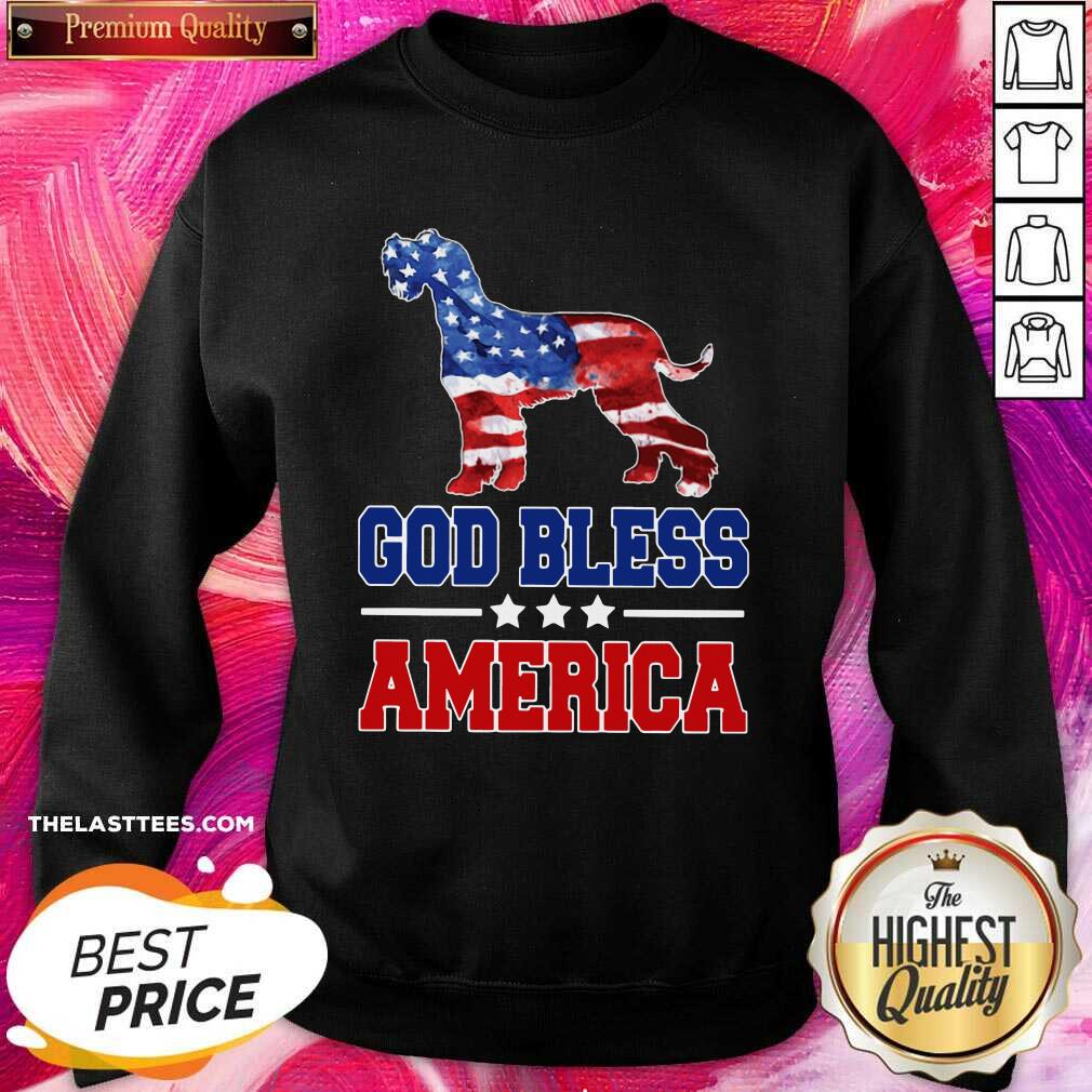 Beautiful God Bless America Us Flag Shirt - Image 4